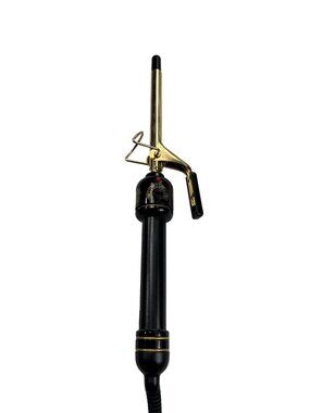 Hot Shot Tools Gold Curling Iron Model 1007 Adjustable Heat